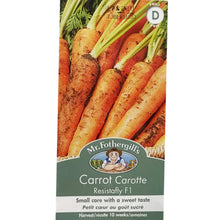 Load image into Gallery viewer, Carrot - Resistafly F1 Seeds, Mr Fothergill's