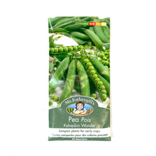 Load image into Gallery viewer, Pea - Kelvedon Wonder Seeds, Mr Fothergill's - Floral Acres Greenhouse & Garden Centre