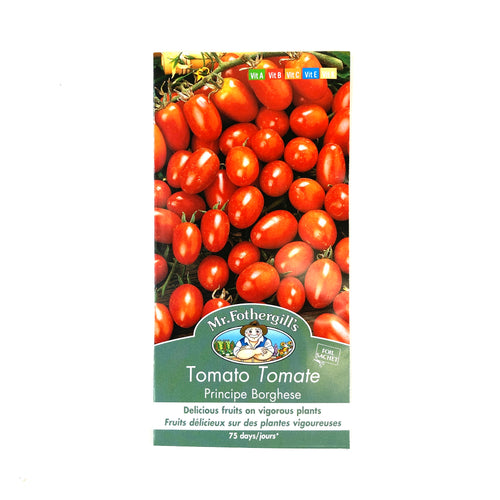 Tomato - Principe Borghese Seeds, Mr Fothergill's - Floral Acres Greenhouse & Garden Centre