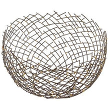Load image into Gallery viewer, Decor, Metal Bowl, Haystack, Large - Floral Acres Greenhouse & Garden Centre