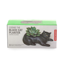 Load image into Gallery viewer, Planter, Cosmo the Black Cat - Floral Acres Greenhouse & Garden Centre