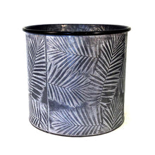 Load image into Gallery viewer, Planter, Metal, Embossed Leaf w/ Metal Stand, XLG - Floral Acres Greenhouse & Garden Centre