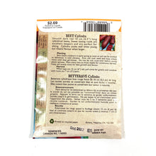 Load image into Gallery viewer, Beetroot - Cylindra Seeds, Aimers Organic - Floral Acres Greenhouse & Garden Centre