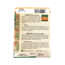Load image into Gallery viewer, Carrot - Nantes Seeds, Aimers Organic - Floral Acres Greenhouse & Garden Centre