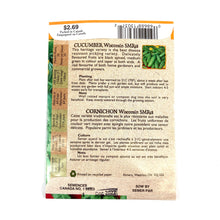 Load image into Gallery viewer, Cucumber - SMR 58 Pickler Seeds, Aimers Organic - Floral Acres Greenhouse & Garden Centre