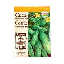 Load image into Gallery viewer, Cucumber - SMR 58 Pickler Seeds, Aimers Organic - Floral Acres Greenhouse & Garden Centre