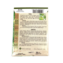 Load image into Gallery viewer, Dill Seeds, Aimers Organic - Floral Acres Greenhouse & Garden Centre