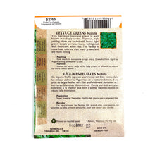 Load image into Gallery viewer, Greens - Mizuna Mustard Seeds, Aimers Organic - Floral Acres Greenhouse & Garden Centre