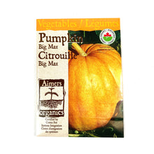Load image into Gallery viewer, Pumpkin - Big Max Seeds, Aimers Organic - Floral Acres Greenhouse & Garden Centre