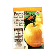 Load image into Gallery viewer, Pumpkin - Small Sugar Seeds, Aimers Organic - Floral Acres Greenhouse & Garden Centre