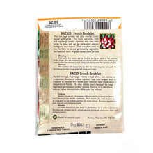 Load image into Gallery viewer, Radish - French Breakfast Seeds, Aimers Organic - Floral Acres Greenhouse & Garden Centre
