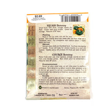 Load image into Gallery viewer, Squash - Burgess Buttercup Seeds, Aimers Organic - Floral Acres Greenhouse & Garden Centre
