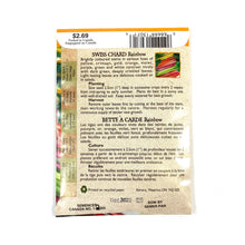 Load image into Gallery viewer, Swiss Chard - Rainbow Seeds, Aimers Organic - Floral Acres Greenhouse & Garden Centre