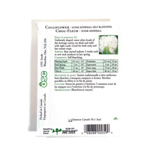 Load image into Gallery viewer, Cauliflower - Super Snowball Seeds, OSC - Floral Acres Greenhouse & Garden Centre