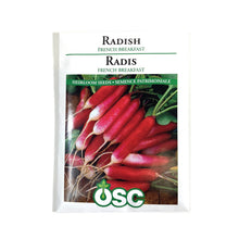 Load image into Gallery viewer, Radish - French Breakfast Seeds, OSC