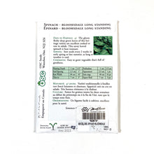 Load image into Gallery viewer, Spinach - Bloomsdale Seeds, OSC
