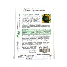 Load image into Gallery viewer, Squash - Green Hubbard Seeds, OSC