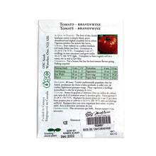 Load image into Gallery viewer, Tomato - Brandywine Seeds, OSC