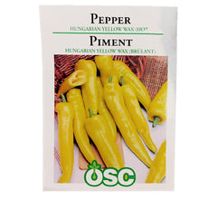 Load image into Gallery viewer, Pepper - Hungarian Yellow Wax Seeds, OSC