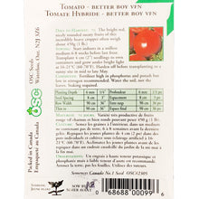 Load image into Gallery viewer, Tomato - Better Boy Hybrid Seeds, OSC