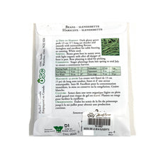 Load image into Gallery viewer, Bean Bush - Slenderette Seeds, OSC Large Pack