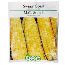 Load image into Gallery viewer, Sweet Corn - Honey & Cream Seeds, OSC Large Pack