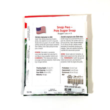Load image into Gallery viewer, Pea - Sugar Lace II Snap Seeds, Aimers Int'l - Floral Acres Greenhouse & Garden Centre