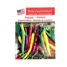 Load image into Gallery viewer, Pepper - Cayenne Blend Seeds, Aimers Int'l - Floral Acres Greenhouse & Garden Centre