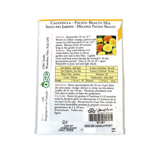 Load image into Gallery viewer, Calendula - Pacific Beauty Seeds, OSC