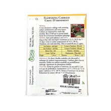 Load image into Gallery viewer, Flowering Cabbage - Fall Colour Seeds, OSC