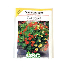 Load image into Gallery viewer, Nasturtium - Dwarf Jewel Mixed Seeds, OSC