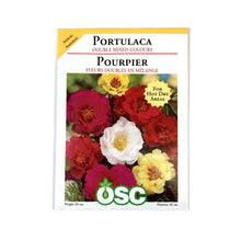 Load image into Gallery viewer, Portulaca - Double Mixed Seeds, OSC