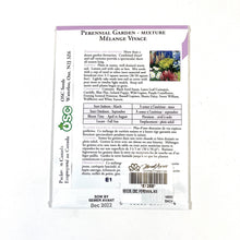 Load image into Gallery viewer, Perennial Garden Wildflower Mixture Seeds, OSC