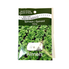 Load image into Gallery viewer, Spinach - Viking Seed Tape, Aimers - Floral Acres Greenhouse & Garden Centre