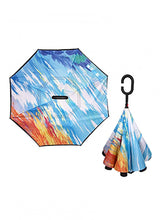 Load image into Gallery viewer, Inverted Umbrella, Fire & Ice Design - Floral Acres Greenhouse & Garden Centre