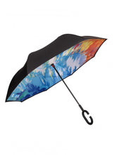 Load image into Gallery viewer, Inverted Umbrella, Fire & Ice Design - Floral Acres Greenhouse & Garden Centre