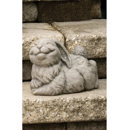 Rabbit - Cotton Statue, 10in - Floral Acres Greenhouse & Garden Centre
