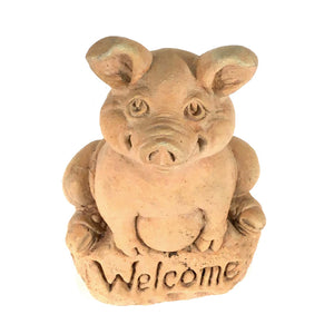Percy the Pig Welcome Statue, 11.25in