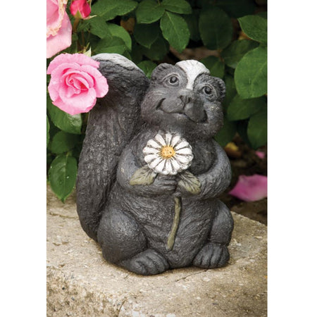 Sweet Sue the Skunk Statue, 10in - Floral Acres Greenhouse & Garden Centre