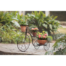 Load image into Gallery viewer, Metal 3-Tier Tricycle Plant Stand