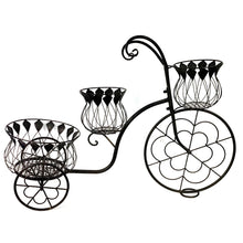 Load image into Gallery viewer, Metal 3-Tier Tricycle Plant Stand