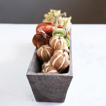 Load image into Gallery viewer, Velvet Pumpkin with Resin Stem, 4.25in, 2 Colours