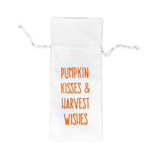 Load image into Gallery viewer, Gift Bag, Drawstring Wine Bag w Fall Saying