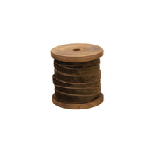 Load image into Gallery viewer, Velvet Ribbon on Wood Spool, 10 Yards, 3 Colours