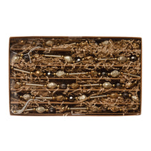 Load image into Gallery viewer, Glass Garland in Box, Metallic Colours, 72in