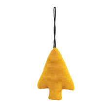 Load image into Gallery viewer, Ornament, Cotton Corduroy Shape, Mustard, 4in