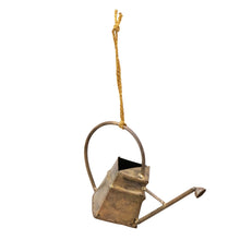Load image into Gallery viewer, Ornament, Metal Watering Can, Brass Finish, 3.75in