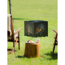 Load image into Gallery viewer, Square Tree of Life Fire Pit, 24in - Floral Acres Greenhouse & Garden Centre