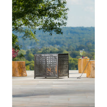 Load image into Gallery viewer, Square Celtic Knot Fire Pit, 24in - Floral Acres Greenhouse & Garden Centre