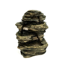 Load image into Gallery viewer, 4 Tier Rock Fountain with LED Lights